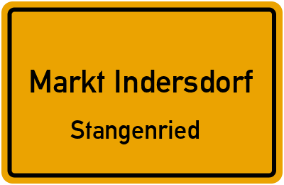 Straßenverzeichnis Markt Indersdorf Stangenried
