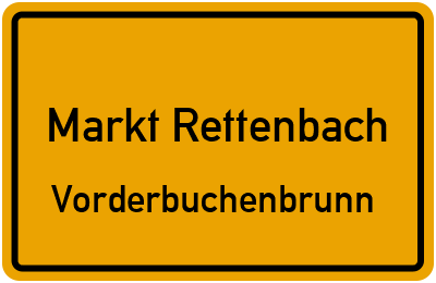 Straßenverzeichnis Markt Rettenbach Vorderbuchenbrunn