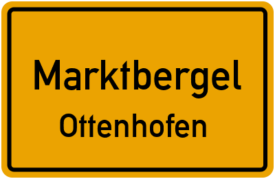 Straßenverzeichnis Marktbergel Ottenhofen