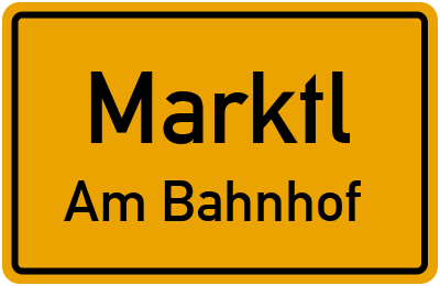 Straßenverzeichnis Marktl Am Bahnhof