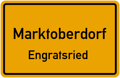 Straßenverzeichnis Marktoberdorf Engratsried