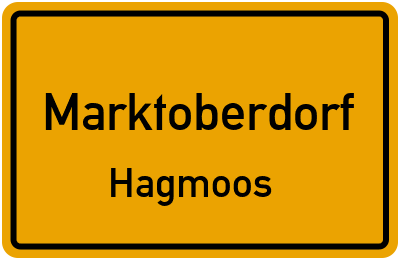 Straßenverzeichnis Marktoberdorf Hagmoos