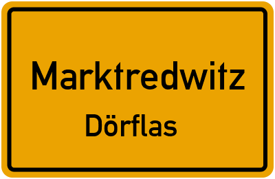 Straßenverzeichnis Marktredwitz Dörflas
