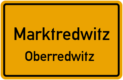 Straßenverzeichnis Marktredwitz Oberredwitz