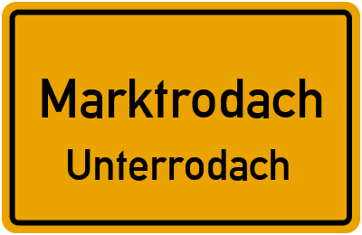 Straßenverzeichnis Marktrodach Unterrodach