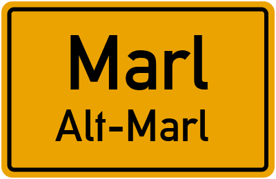 Straßenverzeichnis Marl Alt-Marl