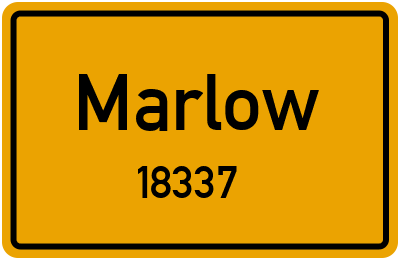 PLZ 18337 in Marlow, Stadtteil(e) mit der Postleitzahl 18337  (Mecklenburg-Vorpommern)