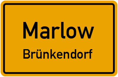 Straßenverzeichnis Marlow Brünkendorf