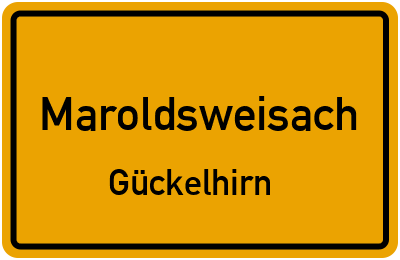 Straßenverzeichnis Maroldsweisach Gückelhirn