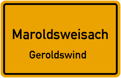 Straßenverzeichnis Maroldsweisach Geroldswind