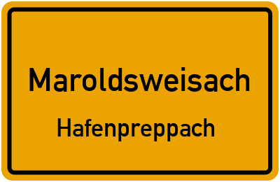 Straßenverzeichnis Maroldsweisach Hafenpreppach
