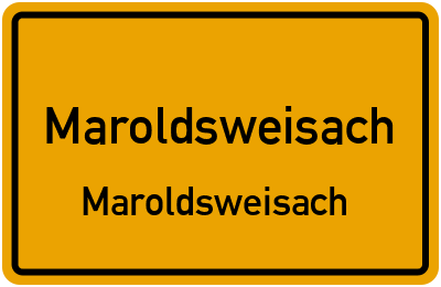Straßenverzeichnis Maroldsweisach Maroldsweisach