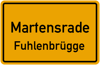 Straßenverzeichnis Martensrade Fuhlenbrügge