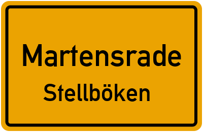 Straßenverzeichnis Martensrade Stellböken