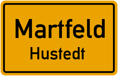 Straßenverzeichnis Martfeld Hustedt