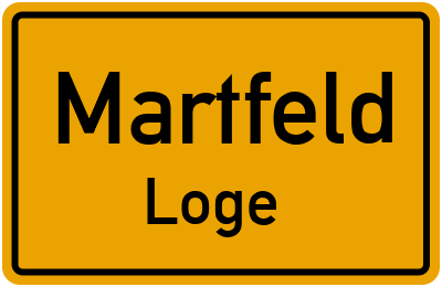 Straßenverzeichnis Martfeld Loge