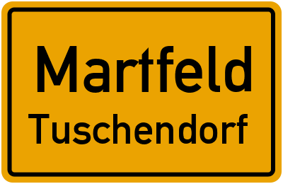 Straßenverzeichnis Martfeld Tuschendorf