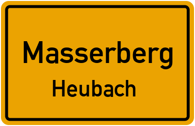 Straßenverzeichnis Masserberg Heubach
