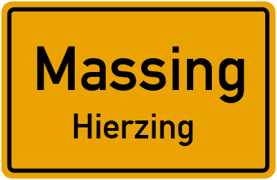 Straßenverzeichnis Massing Hierzing