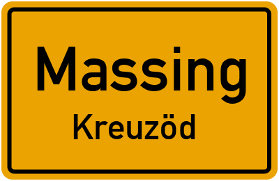 Straßenverzeichnis Massing Kreuzöd