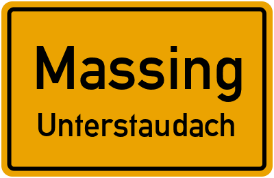 Straßenverzeichnis Massing Unterstaudach