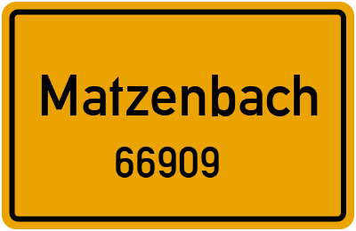 66909 Matzenbach