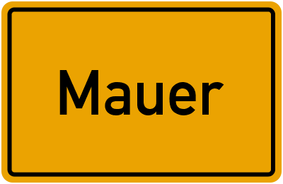 Mauer in Baden-Württemberg