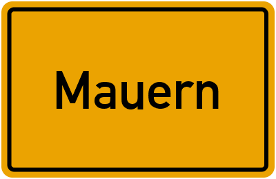 Mauern in Bayern