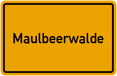 Maulbeerwalde in Brandenburg