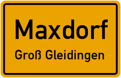 Straßenverzeichnis Maxdorf Groß Gleidingen