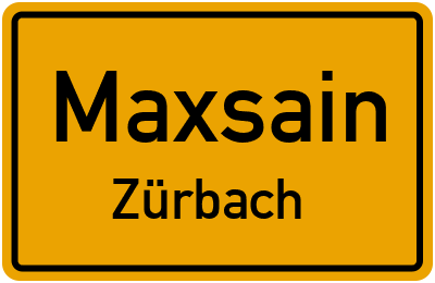 Straßenverzeichnis Maxsain Zürbach