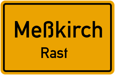 Straßenverzeichnis Meßkirch Rast