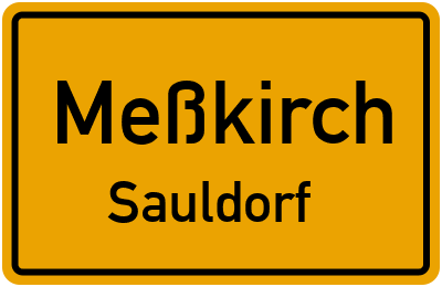 Straßenverzeichnis Meßkirch Sauldorf