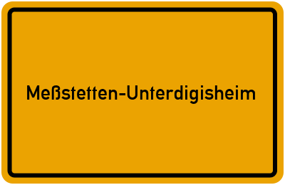 Branchenbuch Meßstetten-Unterdigisheim, Baden-Württemberg