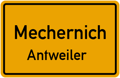 Straßenverzeichnis Mechernich Antweiler