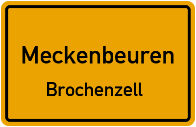 Straßenverzeichnis Meckenbeuren Brochenzell