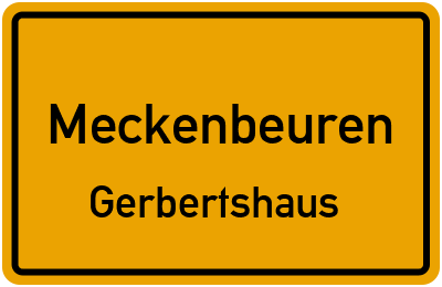 Straßenverzeichnis Meckenbeuren Gerbertshaus