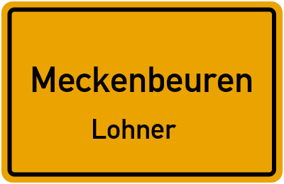 Straßenverzeichnis Meckenbeuren Lohner