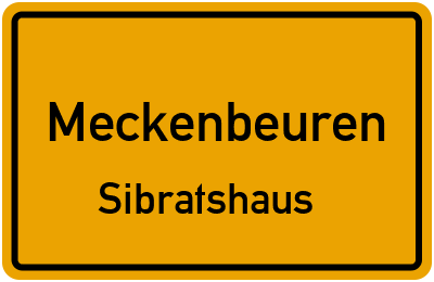 Straßenverzeichnis Meckenbeuren Sibratshaus