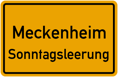 Briefkastenleerung am Sonntag in Meckenheim