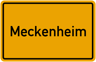 Wo liegt Meckenheim?
