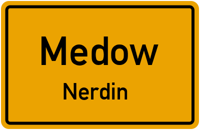 Straßenverzeichnis Medow Nerdin