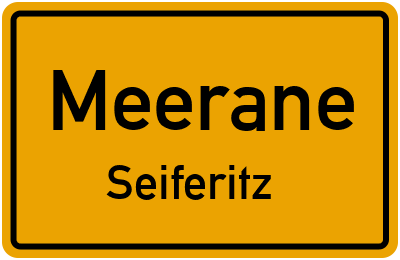 Straßenverzeichnis Meerane Seiferitz
