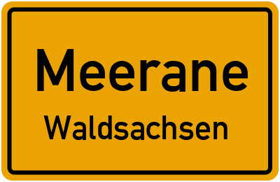 Straßenverzeichnis Meerane Waldsachsen