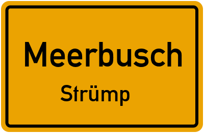 Straßenverzeichnis Meerbusch Strümp
