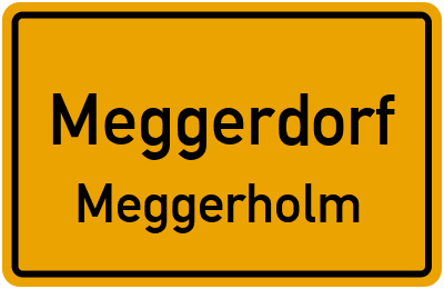 Straßenverzeichnis Meggerdorf Meggerholm