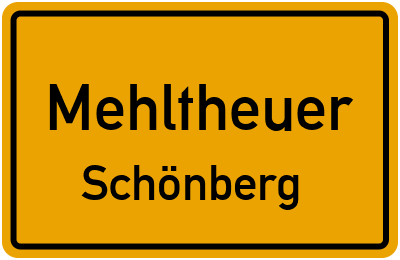 Straßenverzeichnis Mehltheuer Schönberg