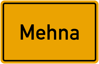 Mehna in Thüringen