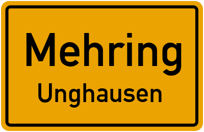 Straßenverzeichnis Mehring Unghausen