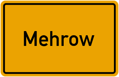 Mehrow in Brandenburg
